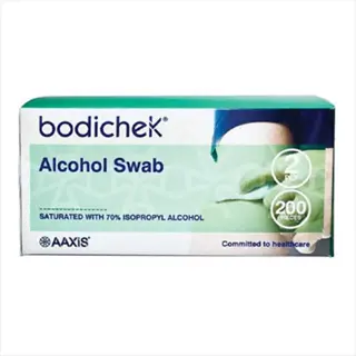 bodichek alcohol swab (200 pieces) for cotton swab alcohol treatment