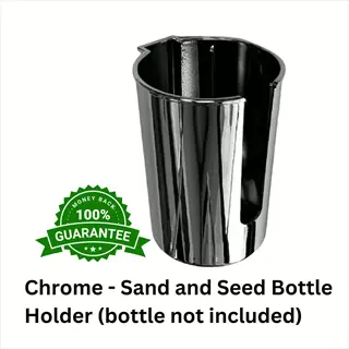 chrome sand and seed bottle holder - seeds mixed sand container for stratification (bottle not included)